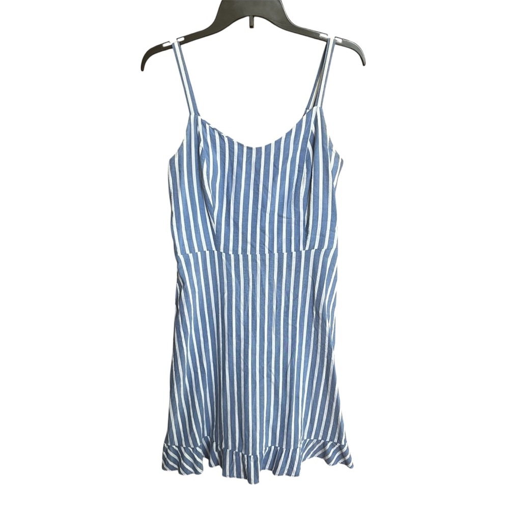 Old Navy Blue and White Striped Dress Women’s Size Small Tall
